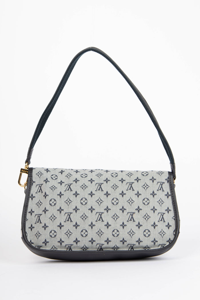 2000s Louis Vuitton Marjorie Navy Shoulder Bag
