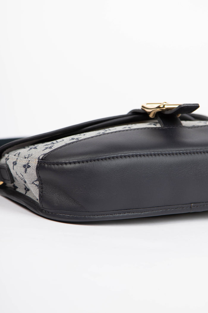 2000s Louis Vuitton Marjorie Navy Shoulder Bag