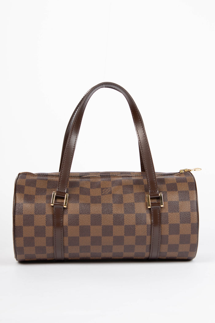2000s Louis Vuitton Damier Ebene Papillon 26cm Shoulder Bag