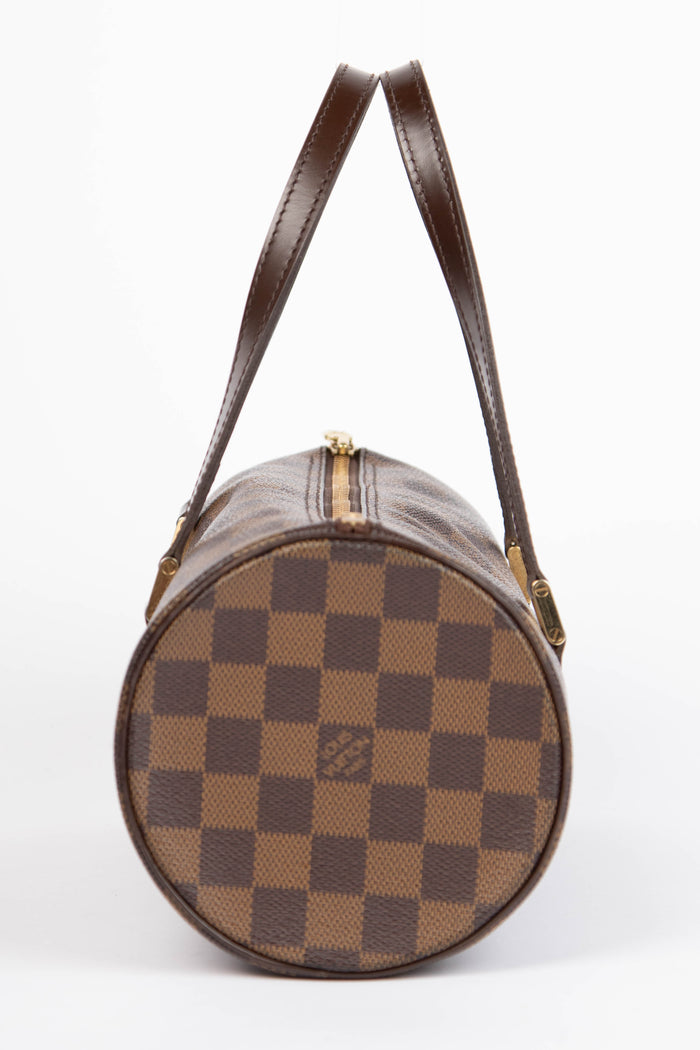 2000s Louis Vuitton Damier Ebene Papillon 26cm Shoulder Bag