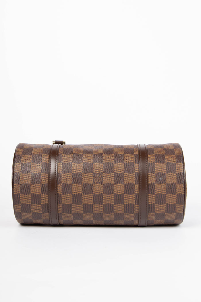 2000s Louis Vuitton Damier Ebene Papillon 26cm Shoulder Bag