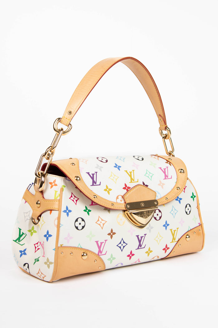 Vintage Louis Vuitton Takashi Murakami Beverly MM Shoulder Bag