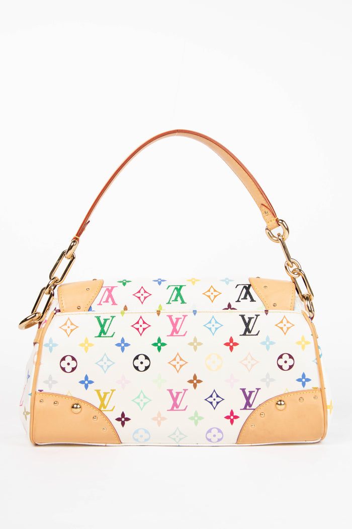 Vintage Louis Vuitton Takashi Murakami Beverly MM Shoulder Bag