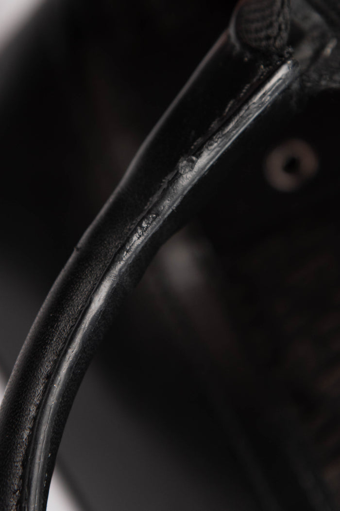 2000s Christian Dior Black Monogram Canvas Street Chic Tote Bag