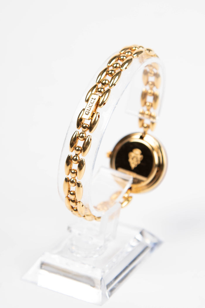 Vintage Gucci Gold Chain Bezel Watch