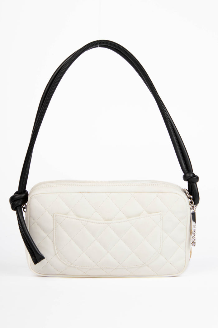 RARE 2000s Chanel Rue Cambon White Shoulder Bag