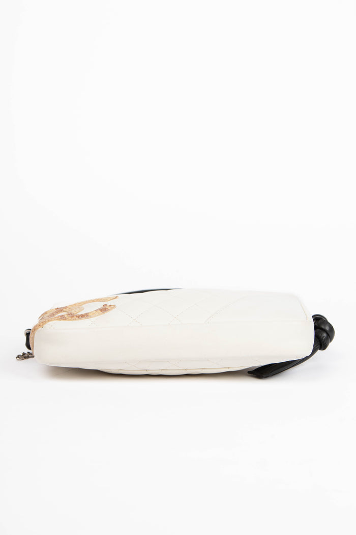 RARE 2000s Chanel Rue Cambon White Shoulder Bag