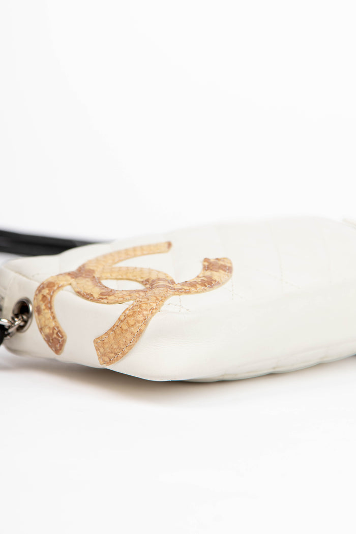 RARE 2000s Chanel Rue Cambon White Shoulder Bag