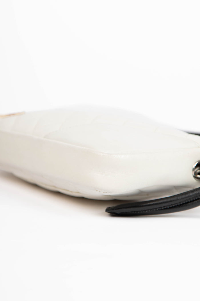 RARE 2000s Chanel Rue Cambon White Shoulder Bag