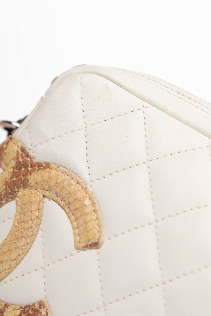 RARE 2000s Chanel Rue Cambon White Shoulder Bag