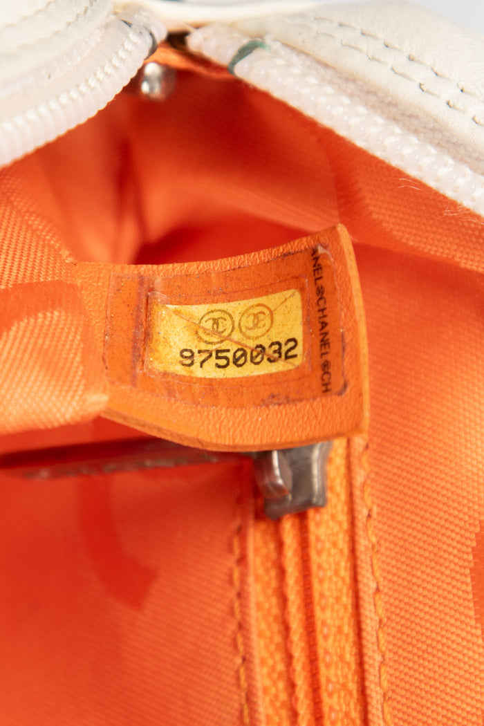 RARE 2000s Chanel Rue Cambon White Shoulder Bag