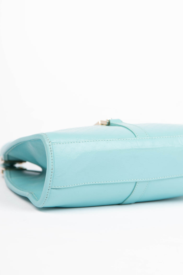 RARE Gucci Tiffany Blue Embossed Mini Jackie Bag