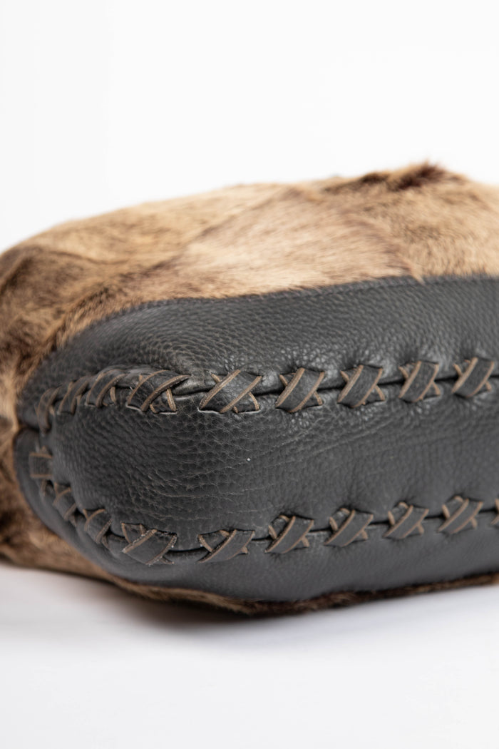 2000s Gucci Fur Crossbody Jackie Bag