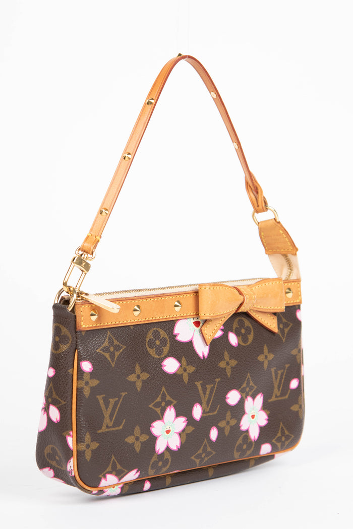 RARE Louis Vuitton x Takashi Murakami Cherry Blossom Pochette Accessoires
