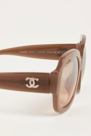 2000s Chanel Tuape Reflective Sunglasses