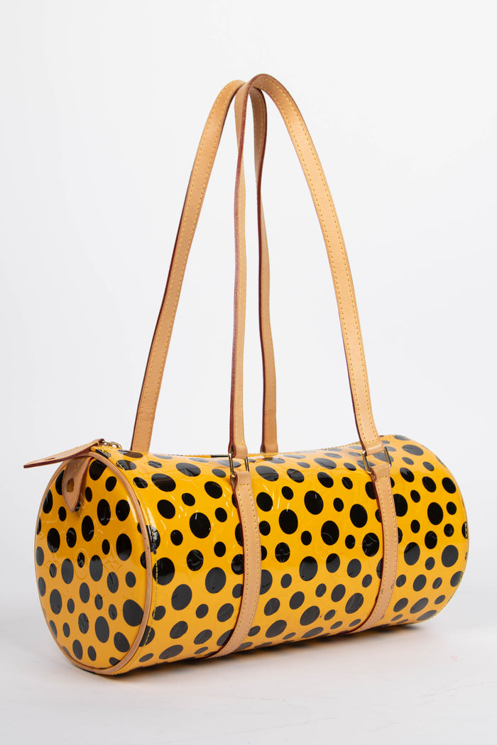 RARE Louis Vuitton x Yayoi Kusama Yellow Infinity Dot Papillon 30cm