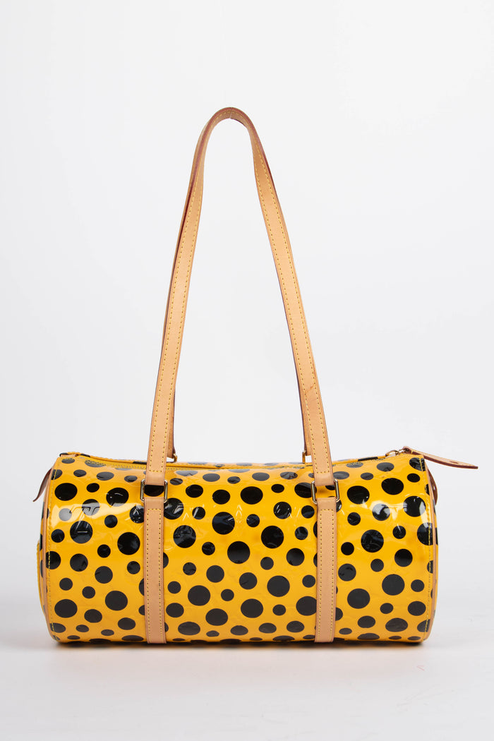 RARE Louis Vuitton x Yayoi Kusama Yellow Infinity Dot Papillon 30cm