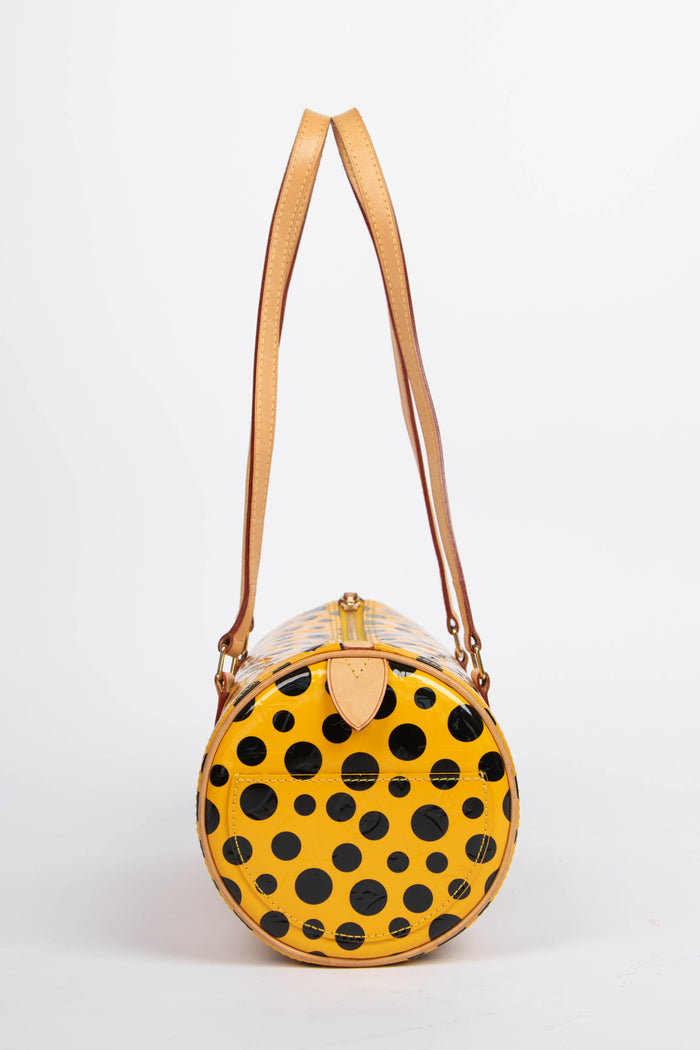 RARE Louis Vuitton x Yayoi Kusama Yellow Infinity Dot Papillon 30cm