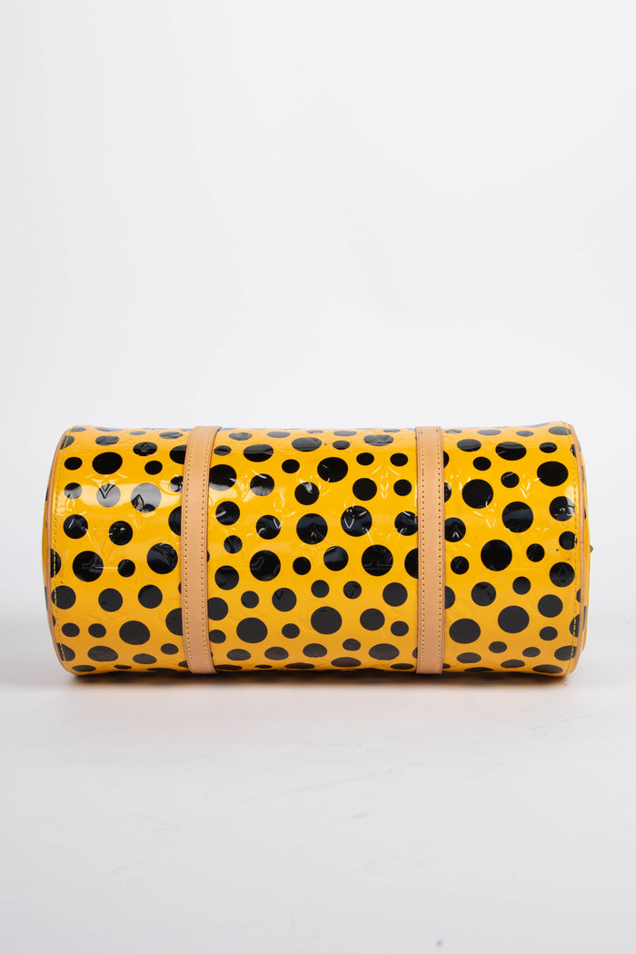 RARE Louis Vuitton x Yayoi Kusama Yellow Infinity Dot Papillon 30cm
