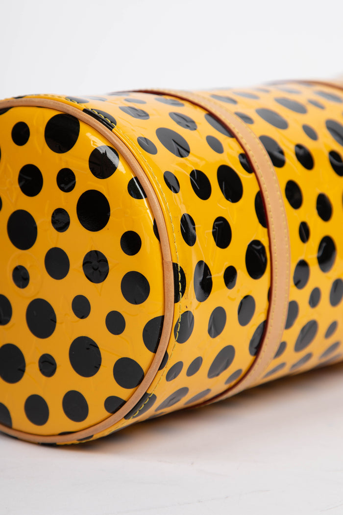 RARE Louis Vuitton x Yayoi Kusama Yellow Infinity Dot Papillon 30cm