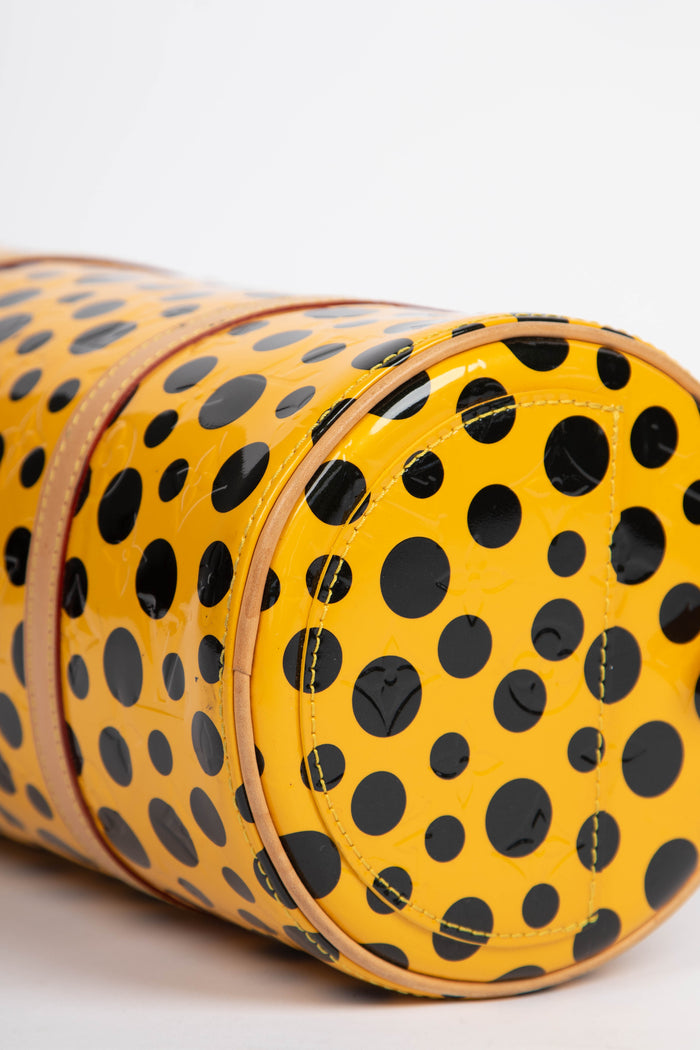 RARE Louis Vuitton x Yayoi Kusama Yellow Infinity Dot Papillon 30cm