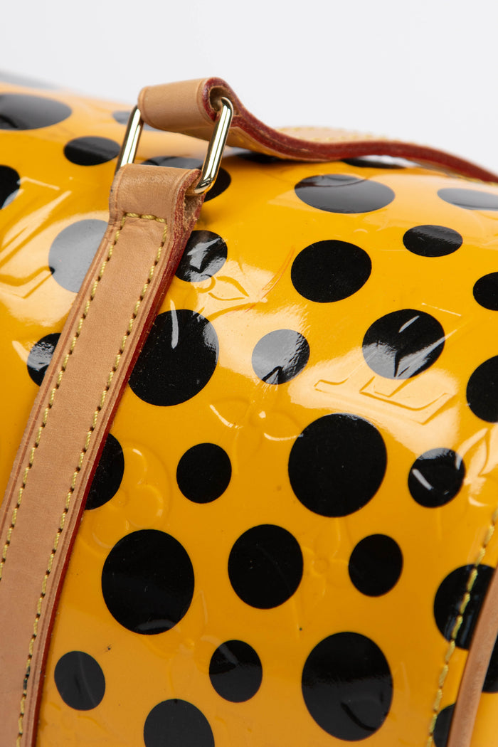 RARE Louis Vuitton x Yayoi Kusama Yellow Infinity Dot Papillon 30cm