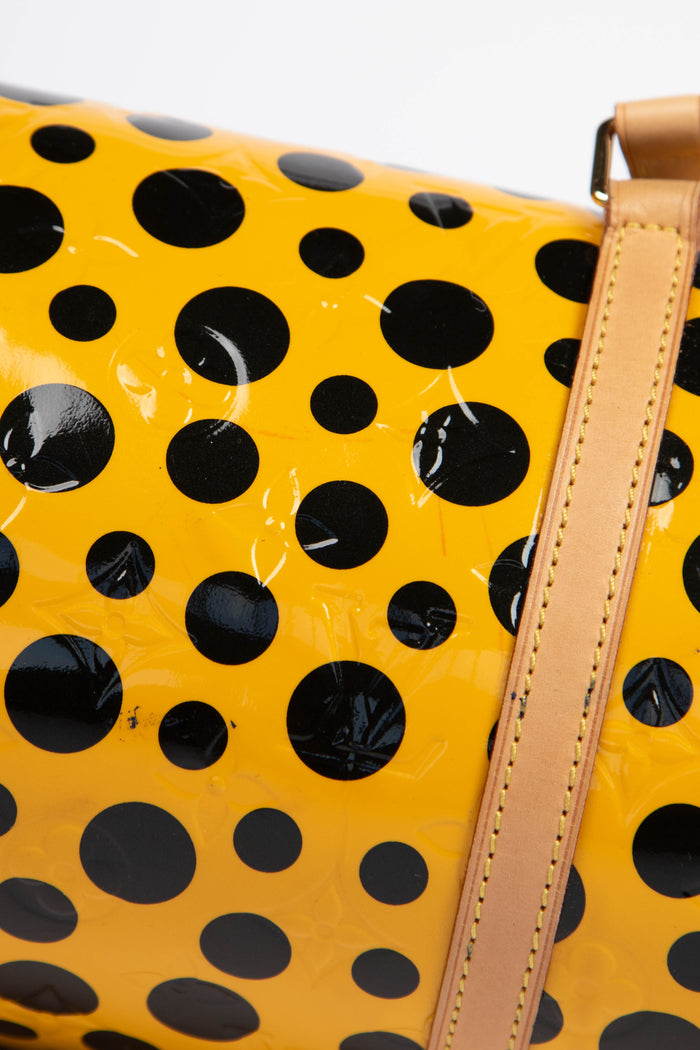 RARE Louis Vuitton x Yayoi Kusama Yellow Infinity Dot Papillon 30cm