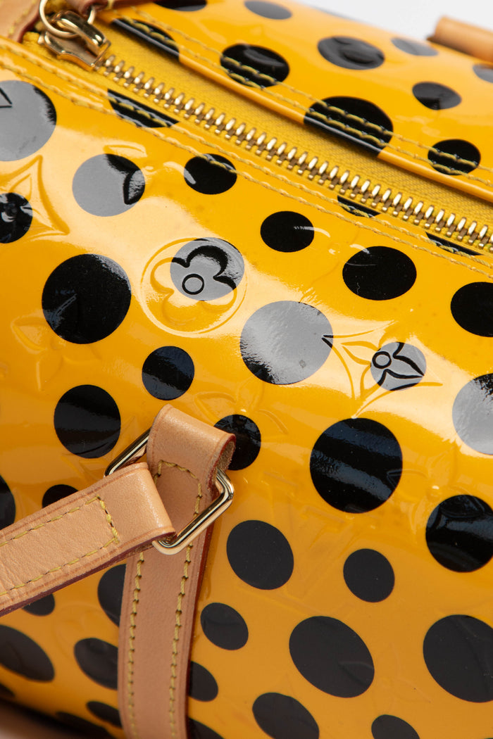 RARE Louis Vuitton x Yayoi Kusama Yellow Infinity Dot Papillon 30cm