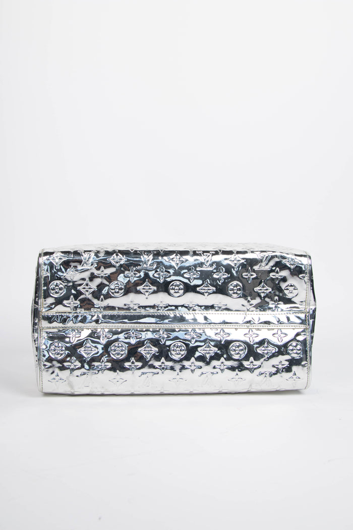 RARE Louis Vuitton Silver Miroir Speedy 35cm