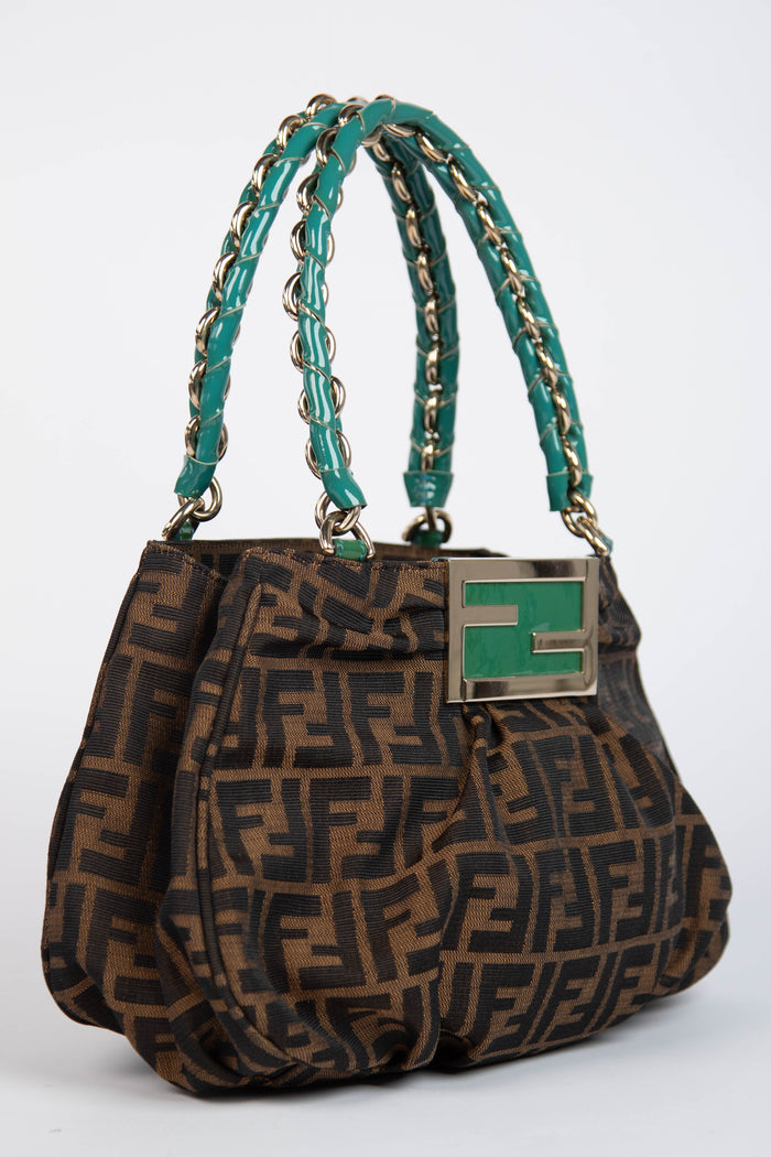 Vintage Fendi Zucca Small Bucket Bag