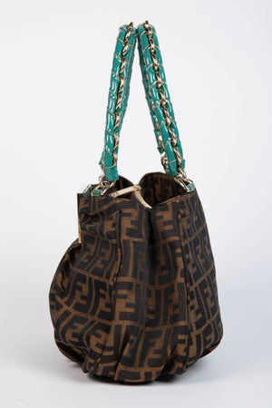 Vintage Fendi Zucca Small Bucket Bag
