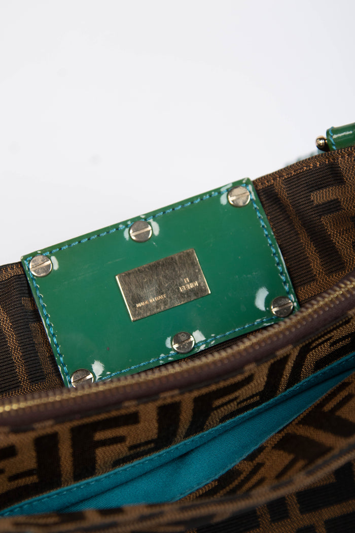 Vintage Fendi Zucca Small Bucket Bag