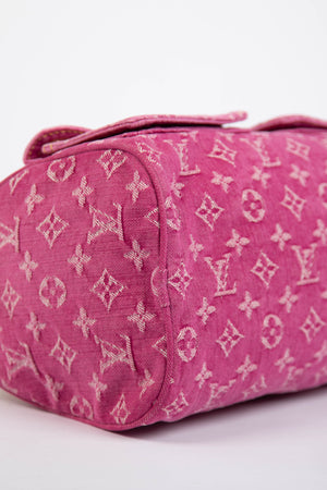 Vintage Louis Vuitton Pink Denim Neo Speedy Bag