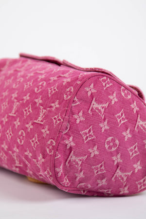 Vintage Louis Vuitton Pink Denim Neo Speedy Bag
