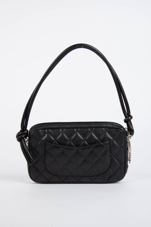 2000s Chanel Rue Cambon Black Shoulder Bag