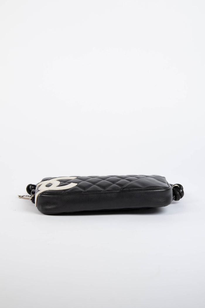 2000s Chanel Rue Cambon Black Shoulder Bag