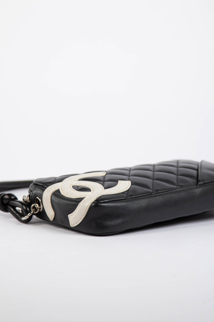 2000s Chanel Rue Cambon Black Shoulder Bag