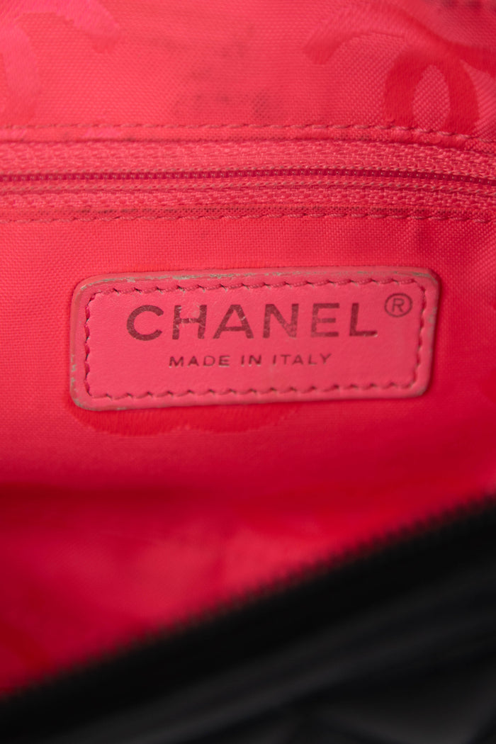 2000s Chanel Rue Cambon Black Shoulder Bag
