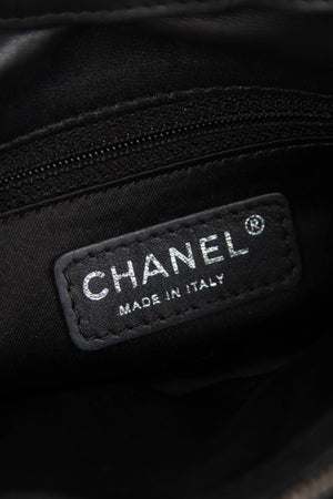 2011 Chanel Black Sequin Mini East West Crossbody Bag