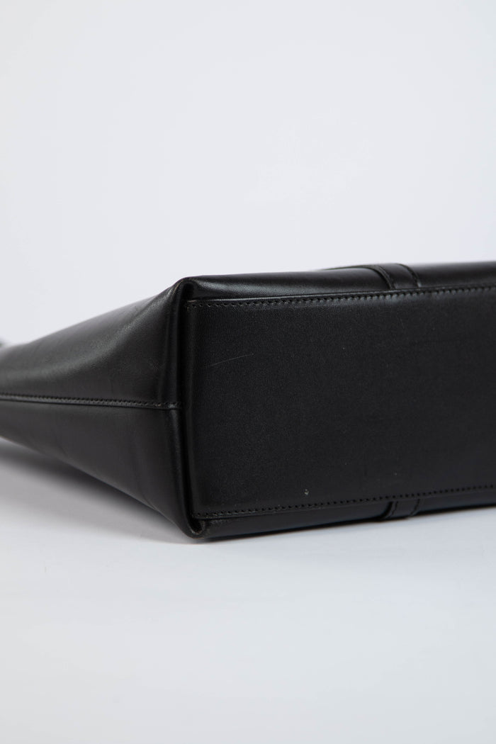 Vintage Gucci Black Leather Jackie Bucket Bag