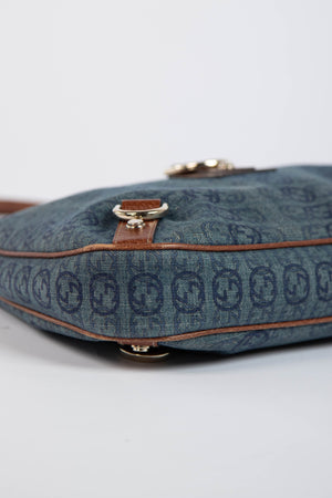 Vintage Gucci Denim Abbey D-Ring Hobo Bag