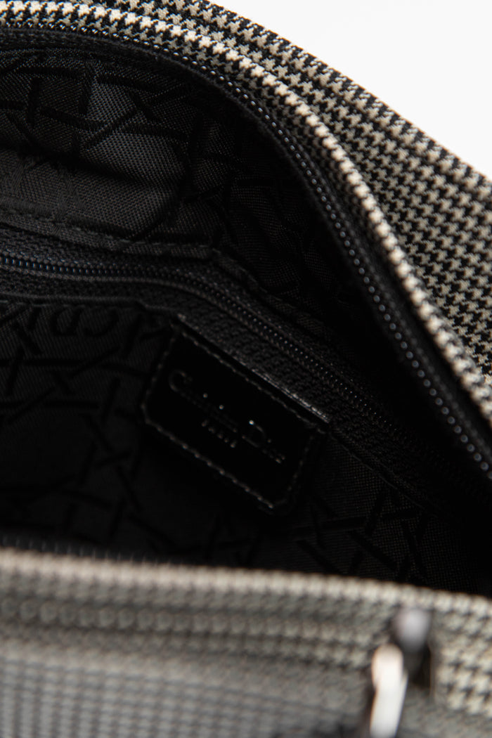 Vintage Christian Dior Houndstooth Medium Lady Dior