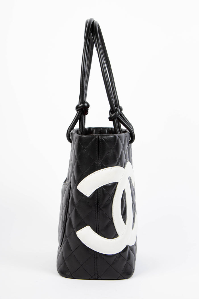 2000s Chanel Black Rue Cambon Bucket Bag