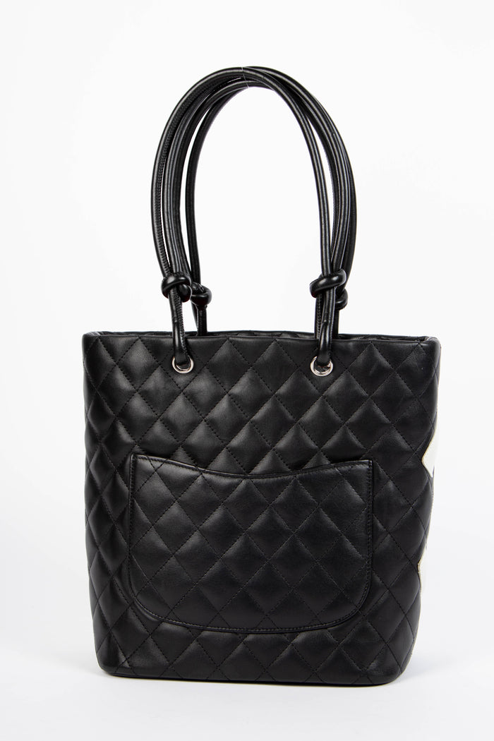 2000s Chanel Black Rue Cambon Bucket Bag