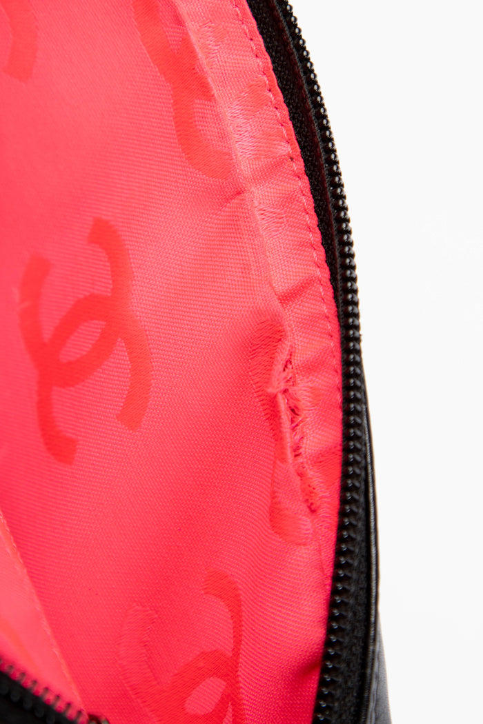 2000s Chanel Black Rue Cambon Small Shoulder Bag