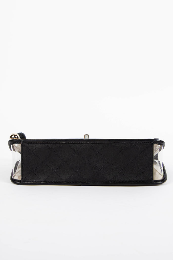 SUPER RARE Chanel Sand By The Sea Pearl PVC Flap Bag