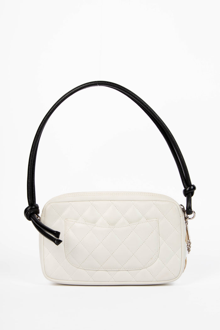 RARE 2000s Chanel Rue Cambon White Small Shoulder Bag