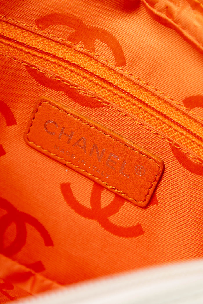 RARE 2000s Chanel Rue Cambon White Small Shoulder Bag