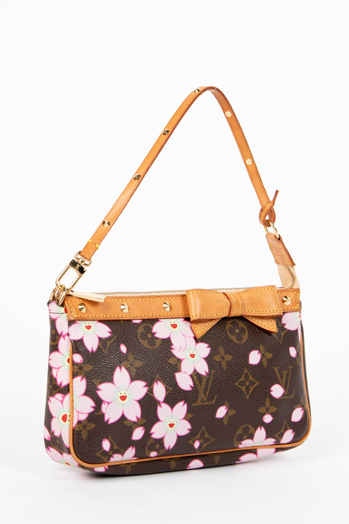 RARE Louis Vuitton x Takashi Murakami Cherry Blossom Pochette Accessoires