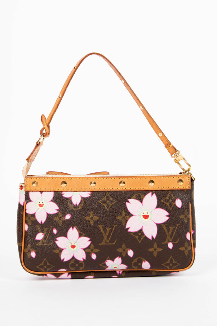RARE Louis Vuitton x Takashi Murakami Cherry Blossom Pochette Accessoires